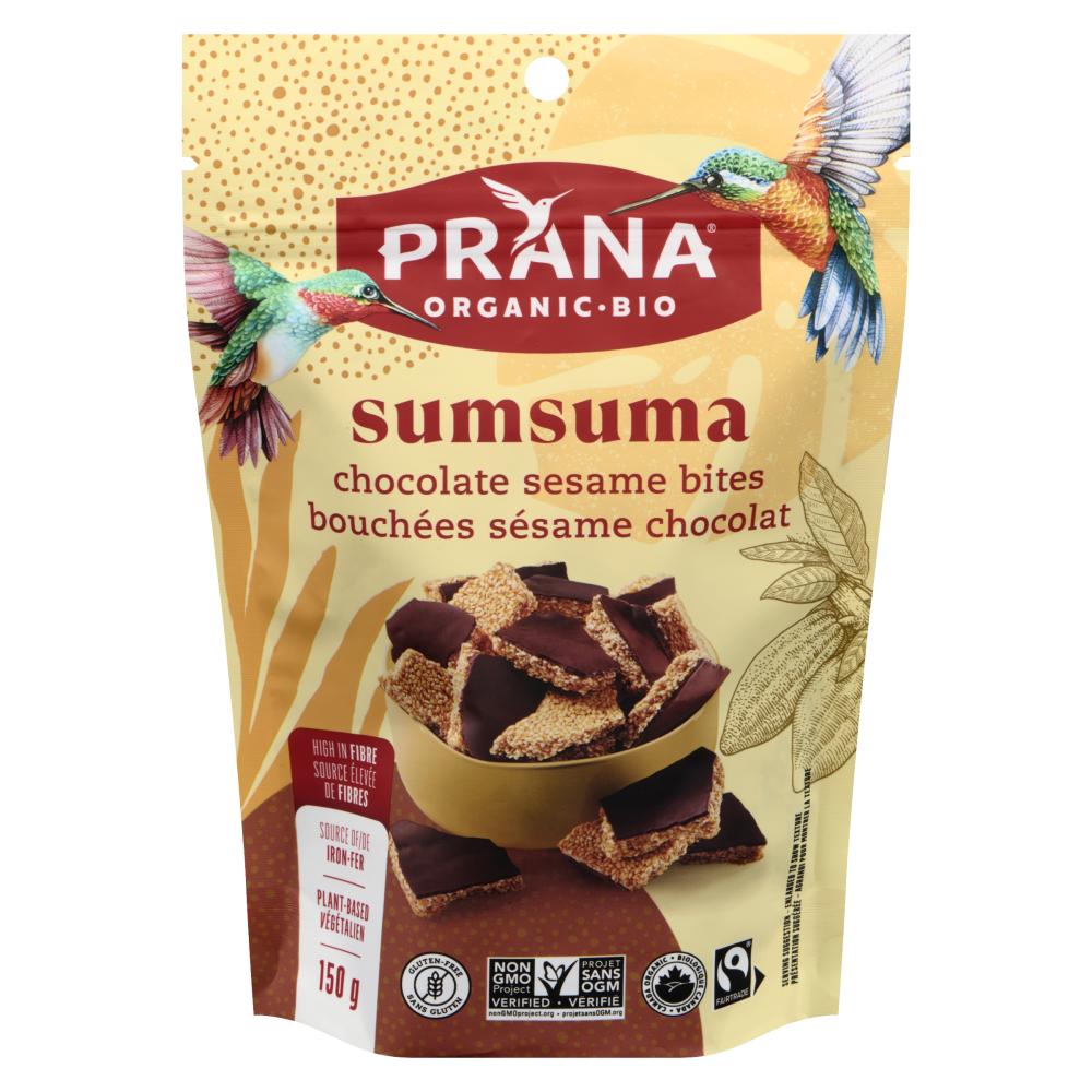 PRANA CHOCOLATE SESAME SUMSUMA BITE, 8 X 150 G