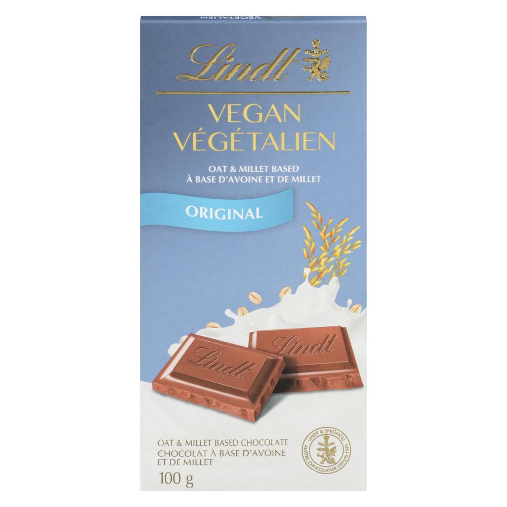 LINDT VEGAN ORIGINAL CHOCOLATE BAR, 20 X 100 G
