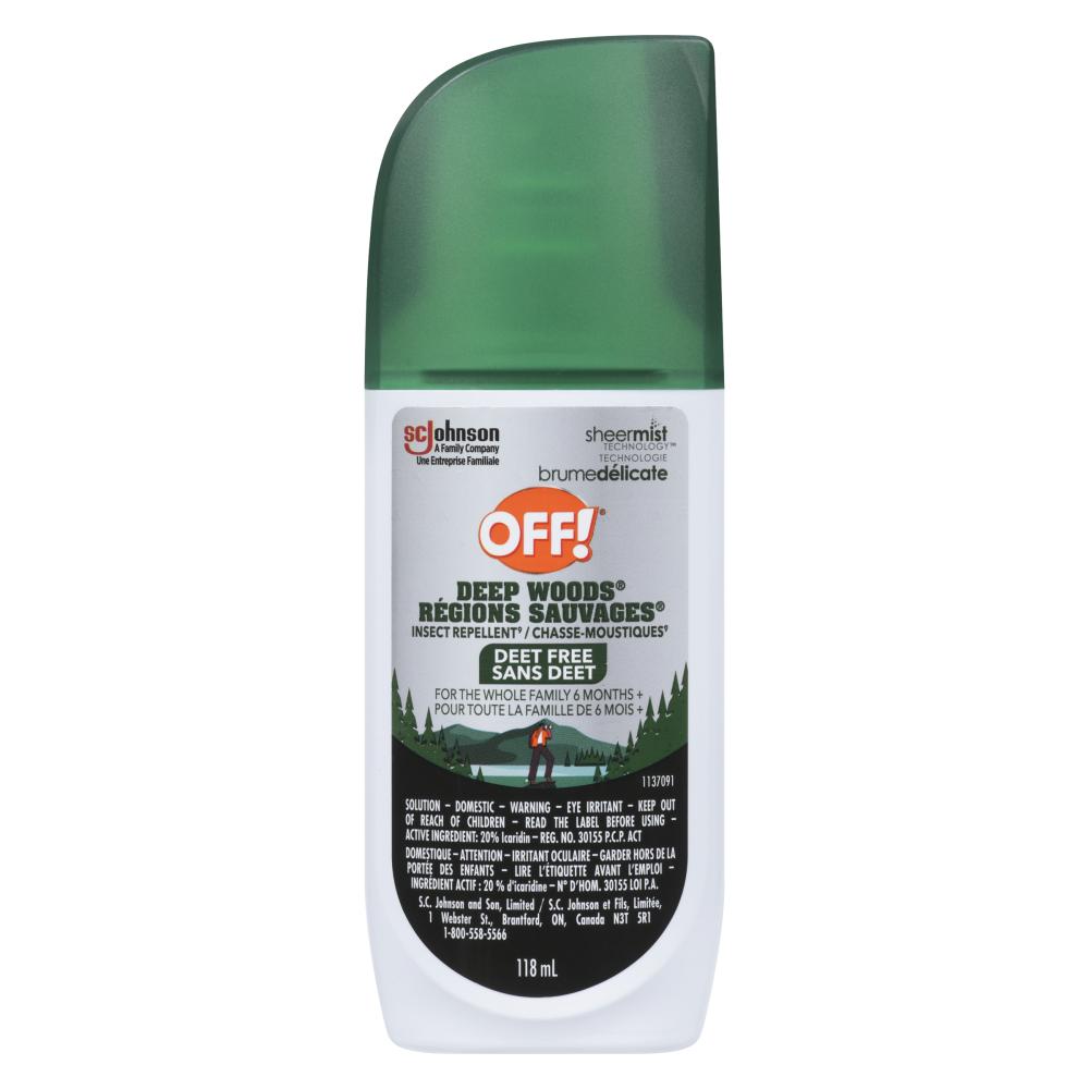 OFF! WILD AREAS WITHOUT DEET VAPORIZER, 12 X 118 ML