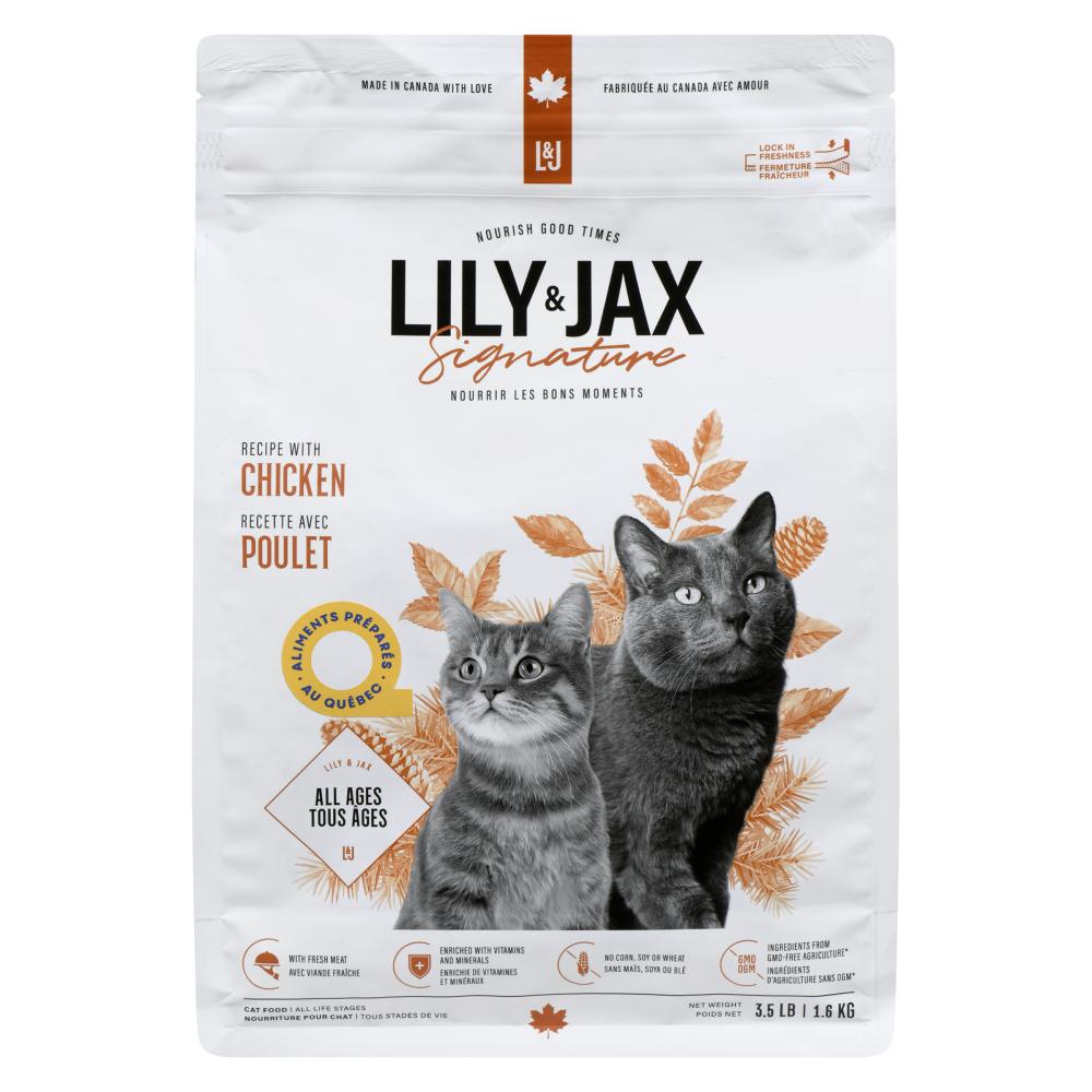 LILY & JAX CAT FOOD CHICKEN, 4 X 1.4 KG