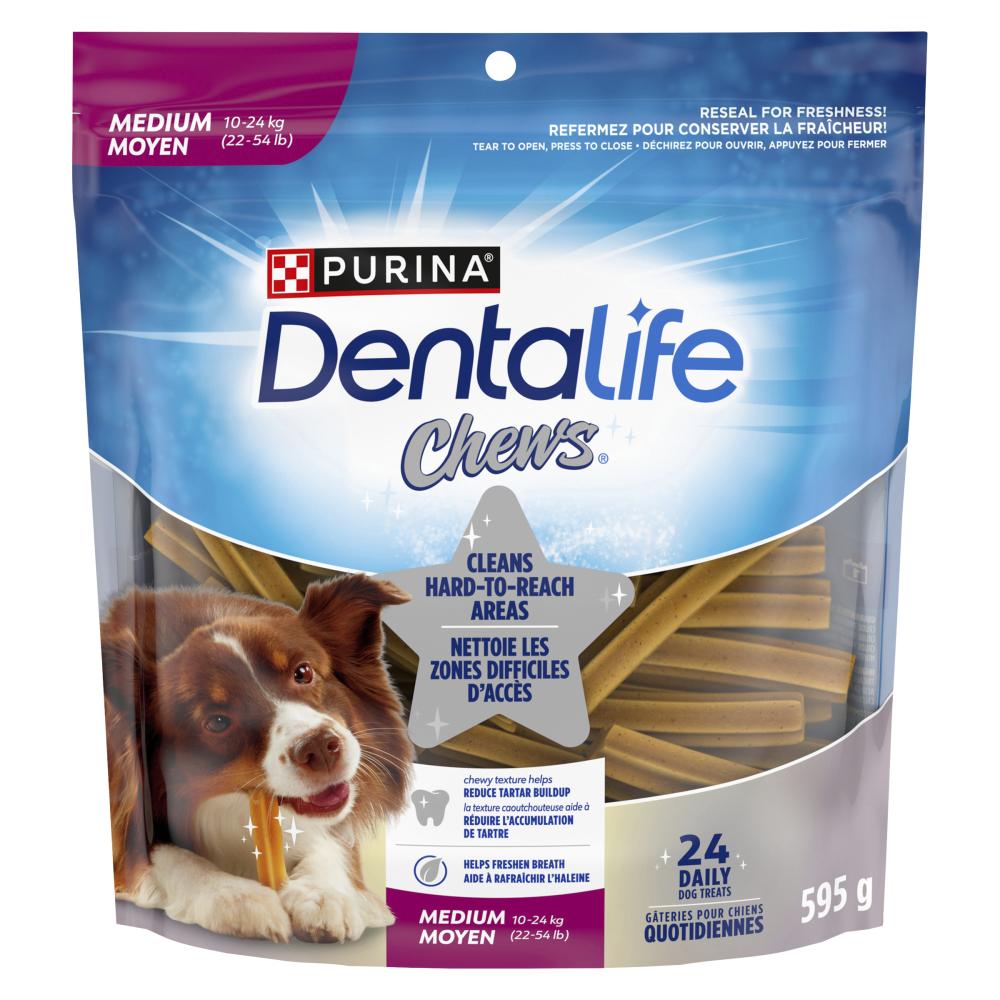 DENTALIFE MEDIUM DOG TREAT, 4 X 595 G