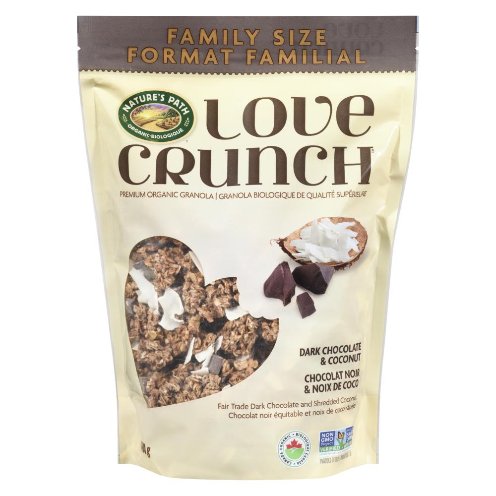 NATURE'S PATH, DARK CHOCOLATE MACAROON LOVE CRUNCH GRAN, 6 x 700G