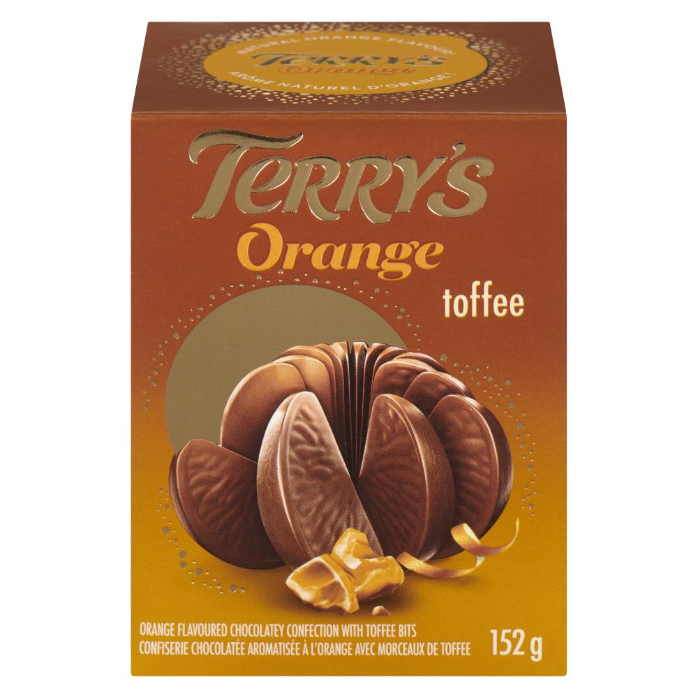 TERRY'S CHOCOLATE ORANGE TOFFEE, 12 X 152 G