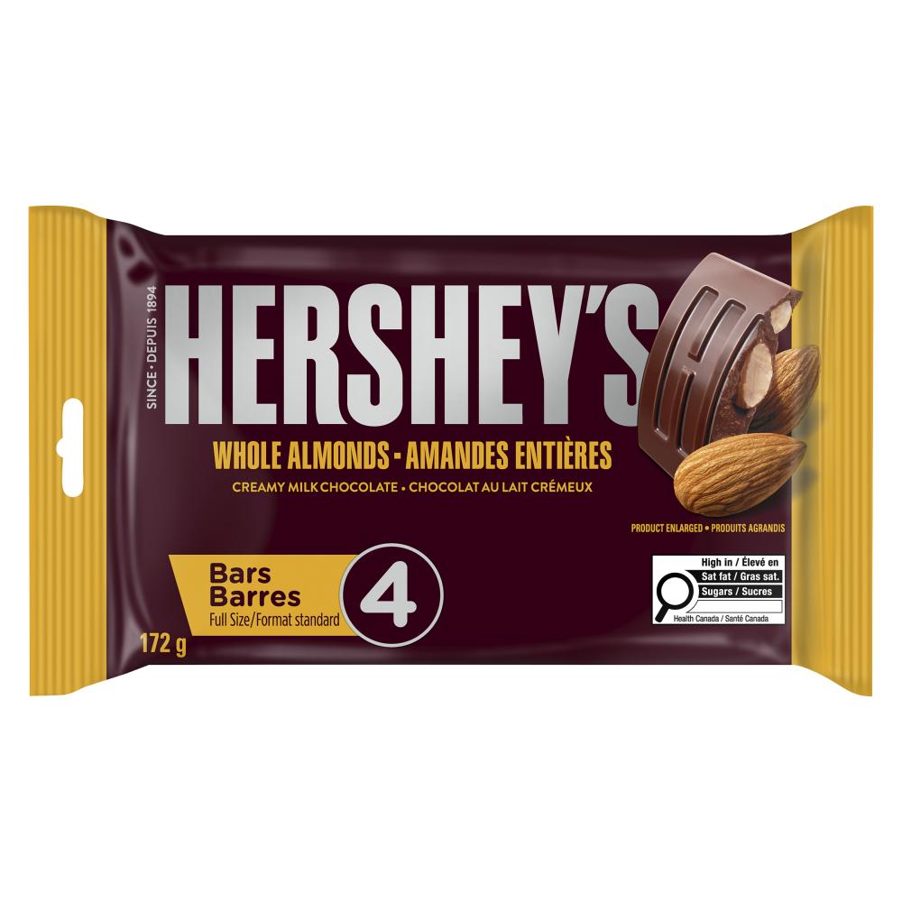 HERSHEY'S ALMONDS MULTI 4, 18 X 4 X 43 G