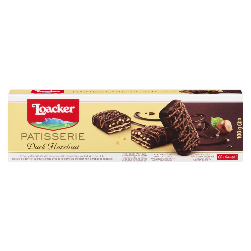 LOACKER HAZELNUT PASTICCINI BISCUITS, 12 X 100 G