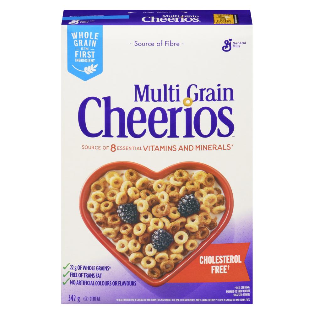 GENERAL MILLS MULTIGRAIN CHEERIOS CEREAL, 10 X 342 G