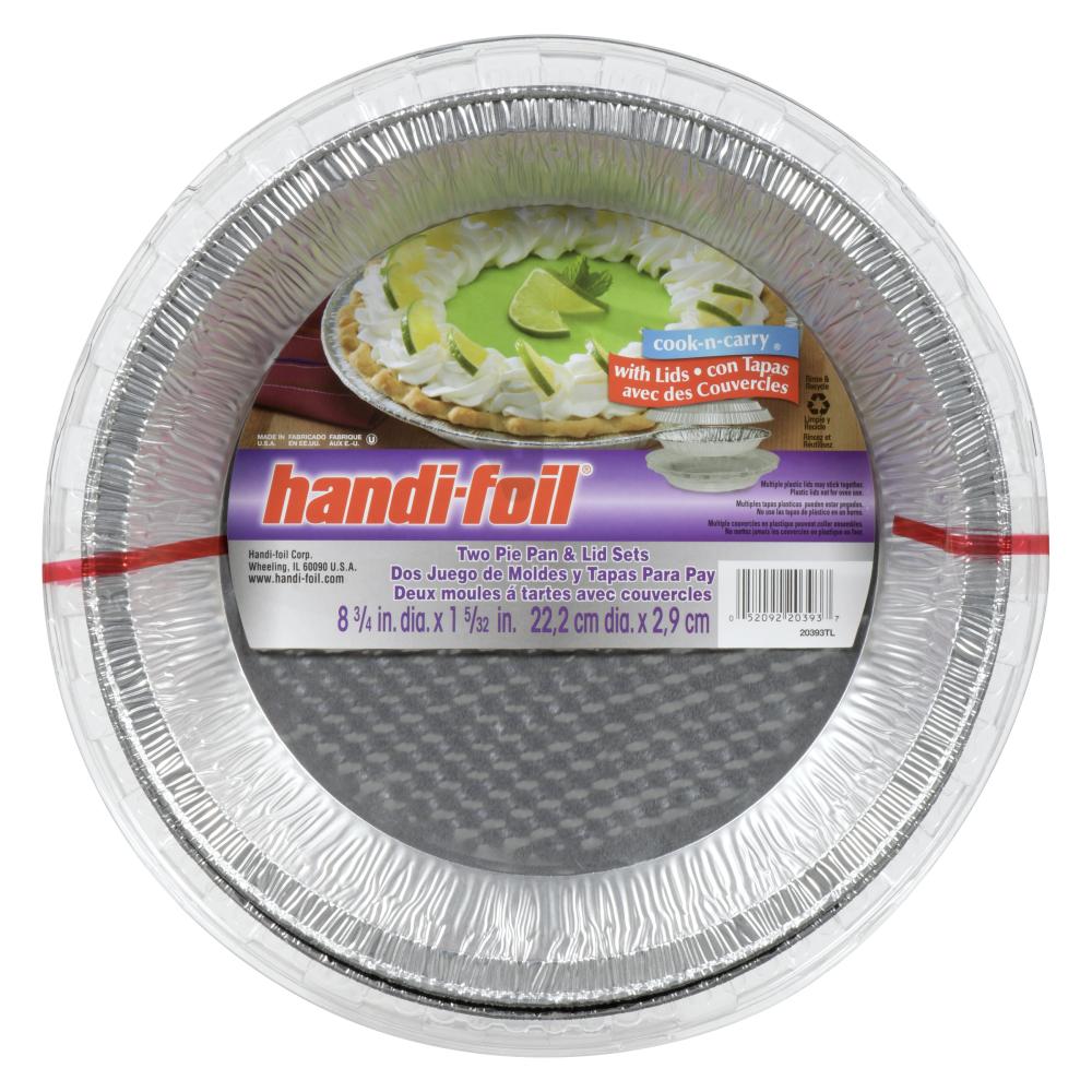 HANDFOIL TART MOLD 9 INCHES WITH COVER, 9 X 2 UN