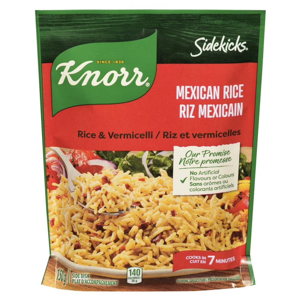 KNORR SIDEKICKS RICE MEXICAN, 8 X 150 G