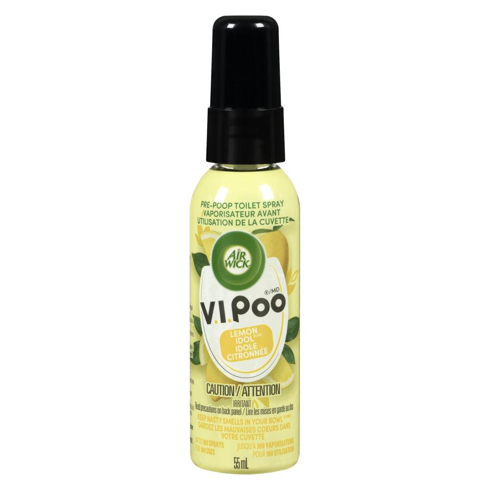 AIRWICK VIPOO TOILET BOWL DEODORIZER CITRUS, 6 X 55 ML
