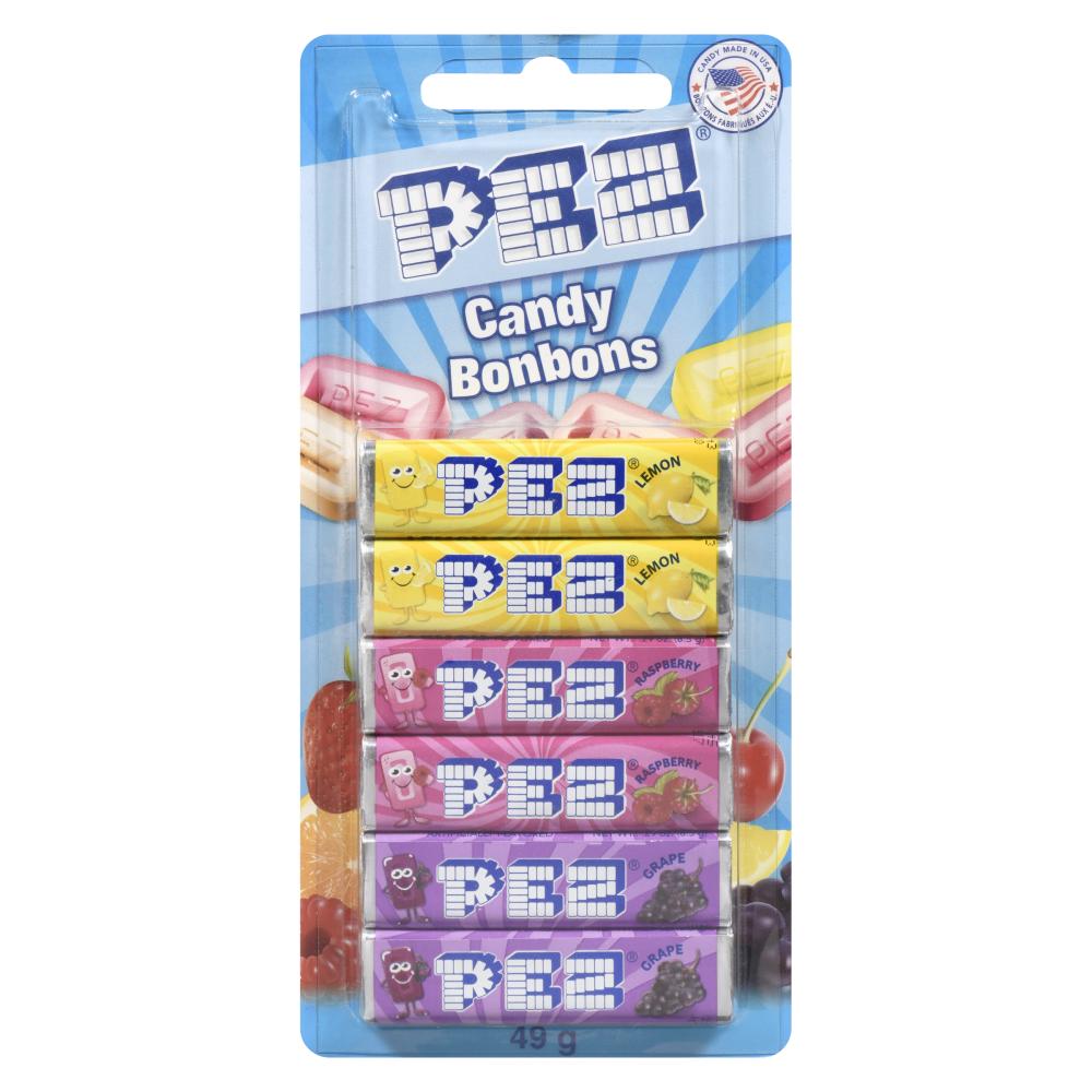 PEZ CANDY REFILL PACK 6, 12 X 49.300 G