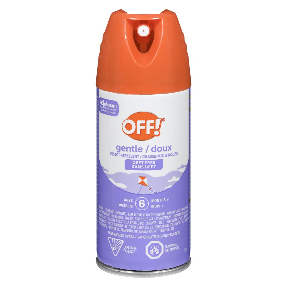 OFF! AEROSOL MOSQUITO REPELLENT GENTLE, 12 X 142 G