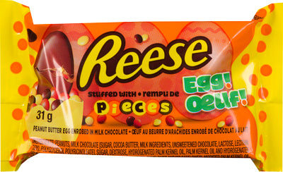 HERSHEY'S REESE EGG PEANUT BUTTER CHOCOLATE, 36 X 31 G