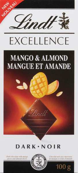 EXCEL MANGO ALMOND BAR 100G, 20 X 100 G