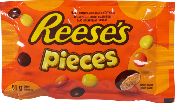 REESE'S PIECES CHOCOLATE BAR REGULAR, 18 X 51 G