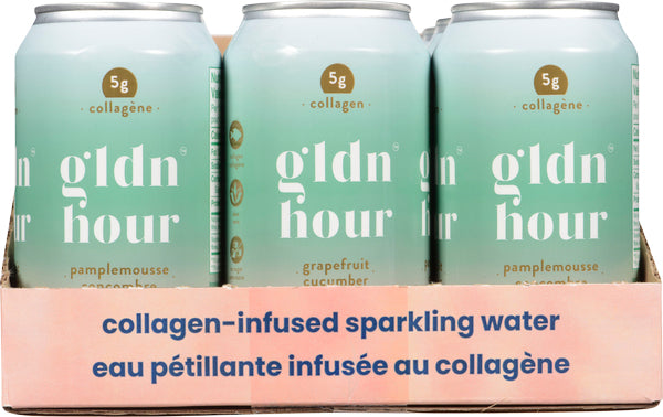 GLDN HOUR, GRAPEFRUIT CUCUMBER, 12 x 355ML