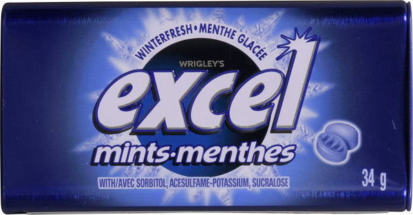 EXCEL ICY MINT GUM, 8 X 1 UN