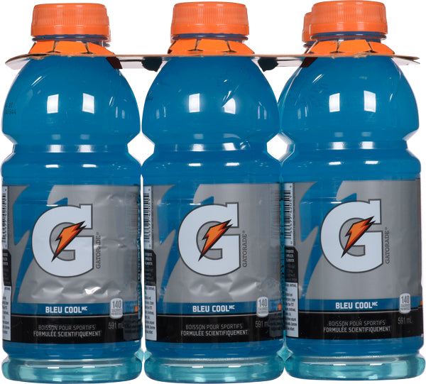 GATORADE DRINK BLUEBERRY SPLASH, 4 X 6 X 591 ML