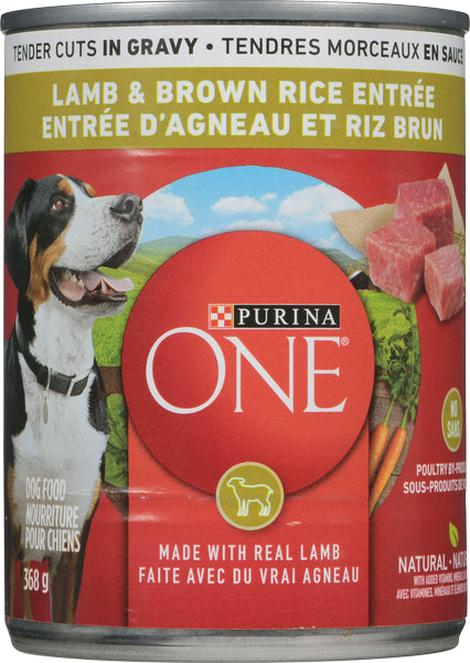 PURINA ONE SMARTBLEND LAMB & RICE, 12 X 368 G