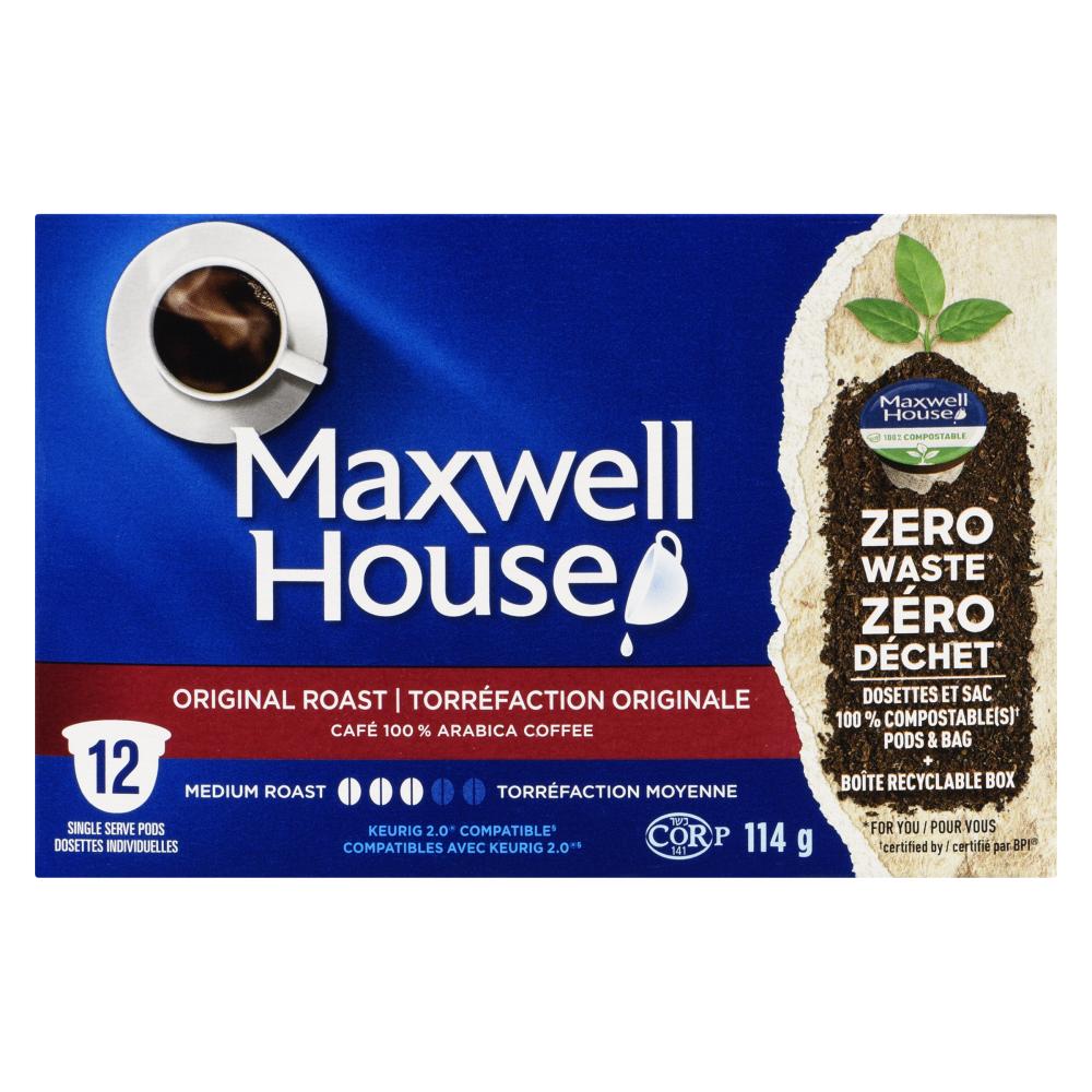 MAXHOUSE ORIGINAL ROAST 12 K-CUP, 6 X 114 G