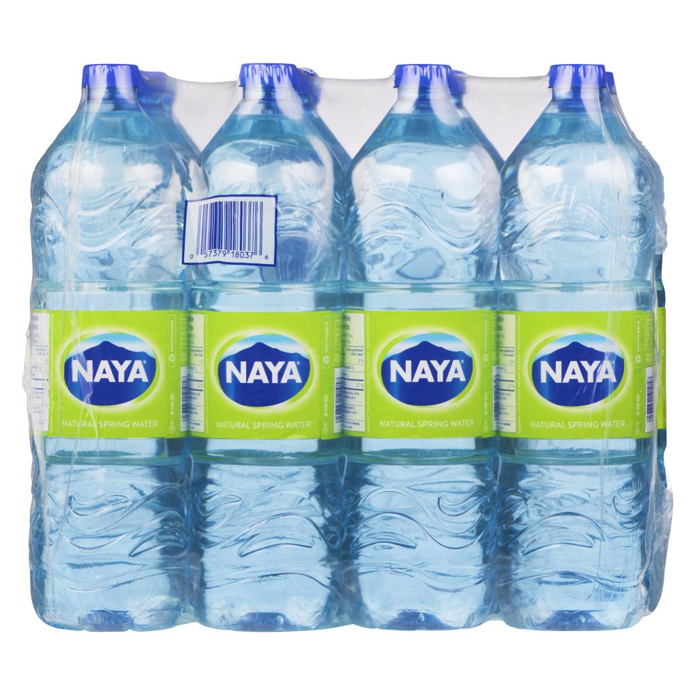 NAYA NATURAL SPRING WATER, 12 X 1.5 L