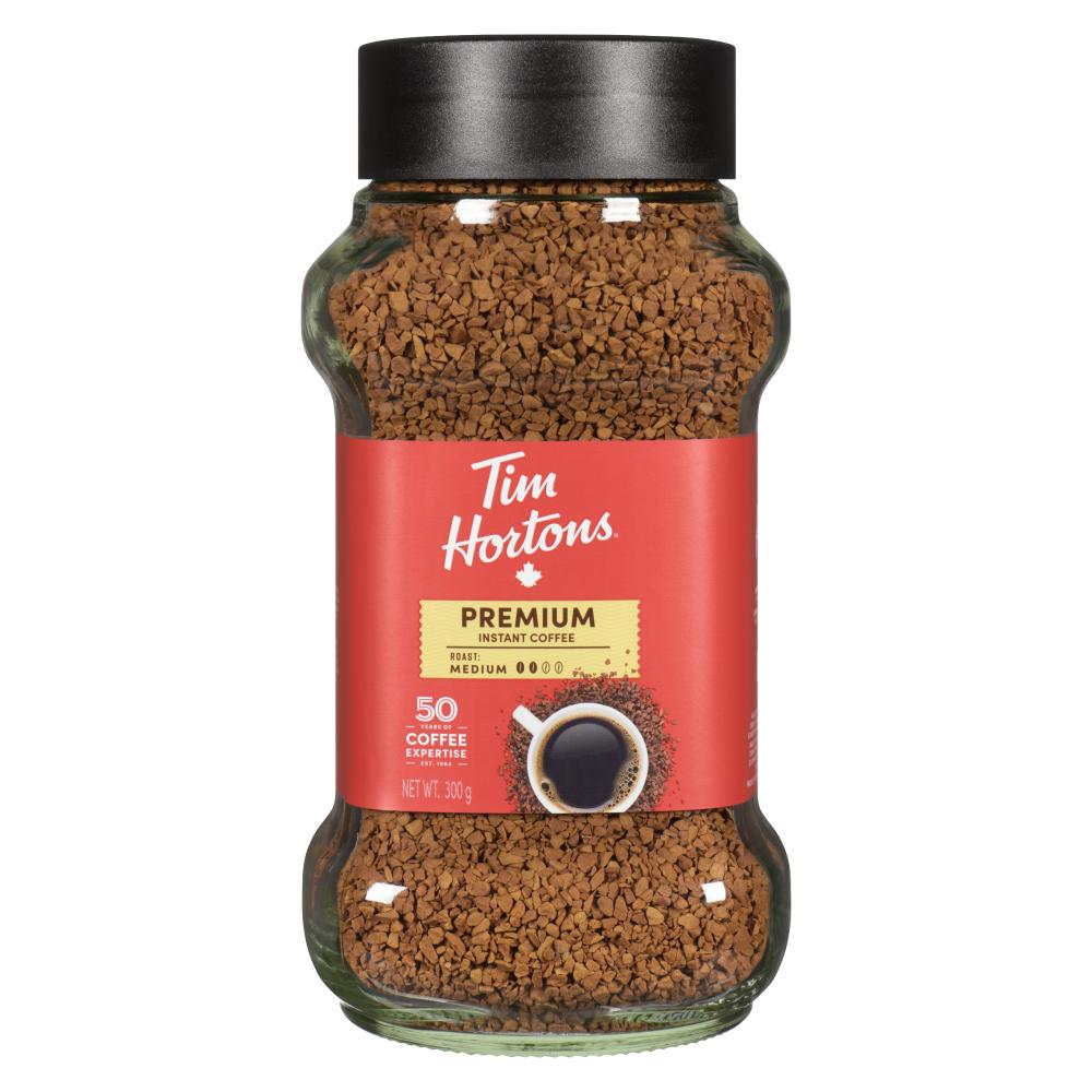 TIM HORTONS INSTANT MEDIUM COFFEE, 6 X 300 G