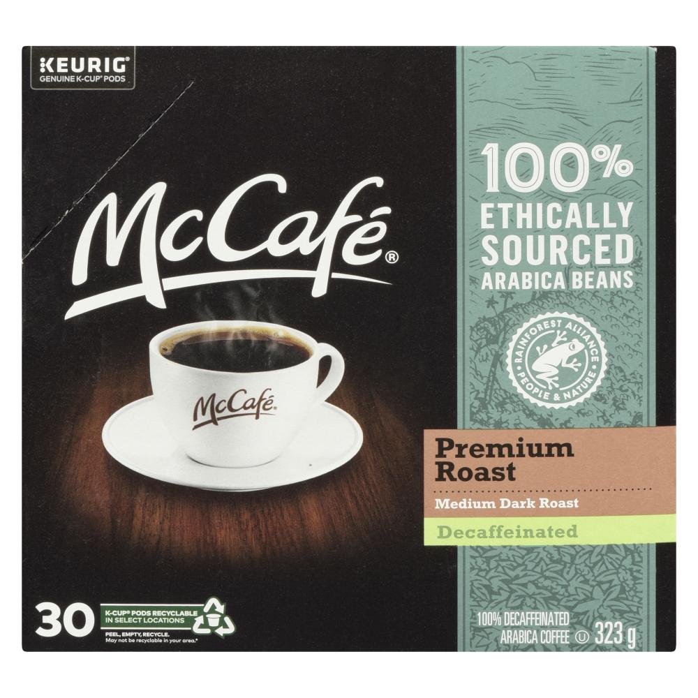 MCCAFE DECAF SUPREME MEDIUM-DARK ROAST 30KCUP, 4 X 323 G