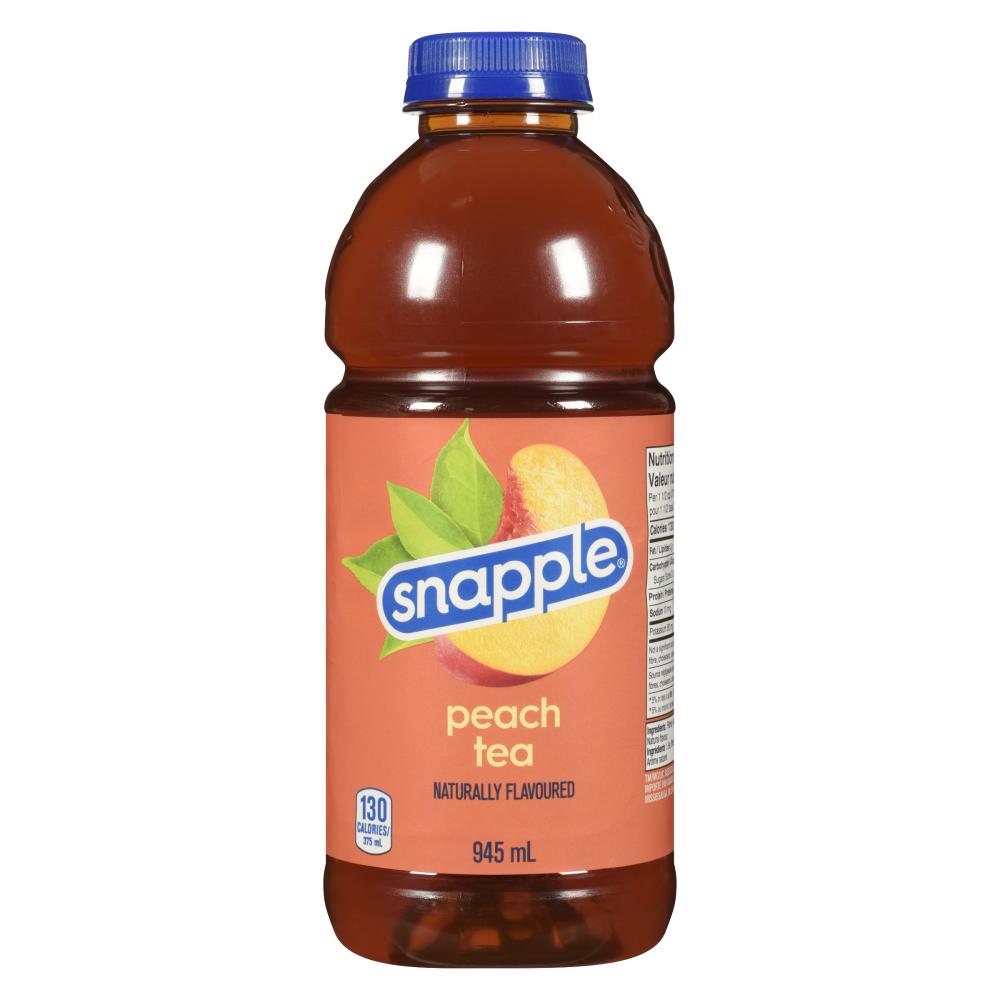 SNAPPLE PEACH TEA DRINK, 12 X 945 ML