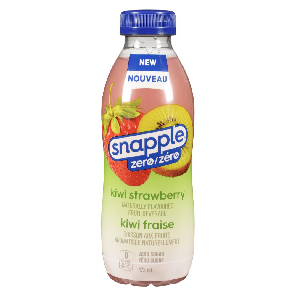 SNAPPLE KIWI STRAWBERRY TEA SUGAR-FREE, 12 X 473 ML