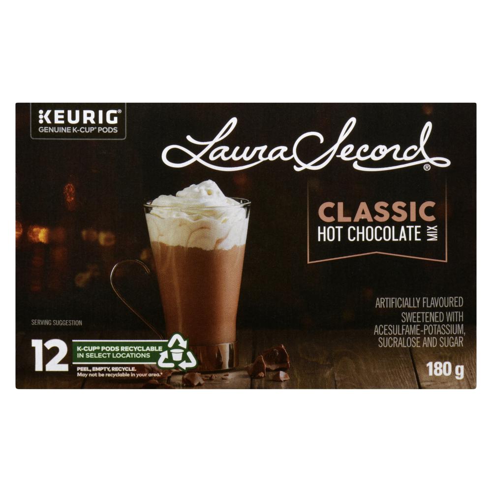 LAURA SECORD 12KCUP HOT CHOCOLATE, 6 X 12 X 15 G