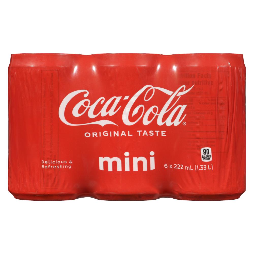 COKE 6 x 222 ML