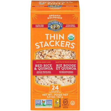 LUNDBERG ORGANI, RED RICE & QUINOA, 6 x 167G