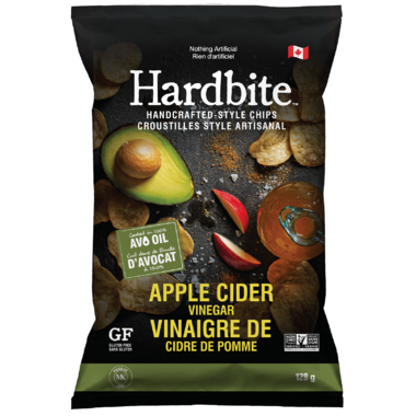 HARDBITECHIPS, APPLE CIDER VINEGAR AVOC OIL POT CHIP, 15 x 128G