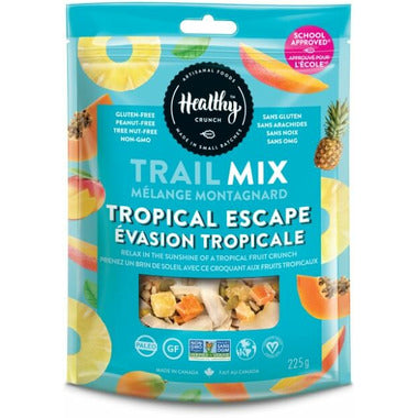 HEALTHY CRUNCH, TROPICAL ESCAPE TRAIL MIX, 6 x 225G