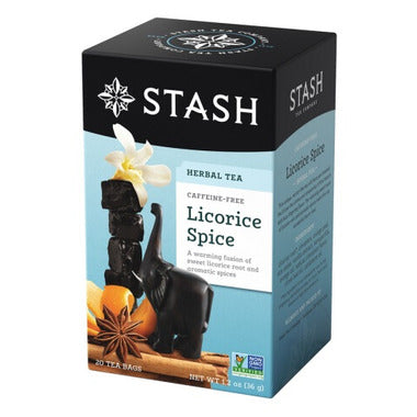 STASH TEA, LICORICE SPICE TEA, 6 x 20CT