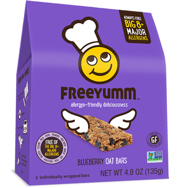 FREE YUMM, BLUEBERRY OAT, 6 x 135G