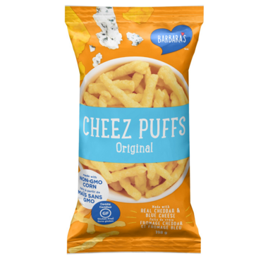 BARBARA'S BAK, ORIGINAL CHEEZ PUFFS, 12 x 198G
