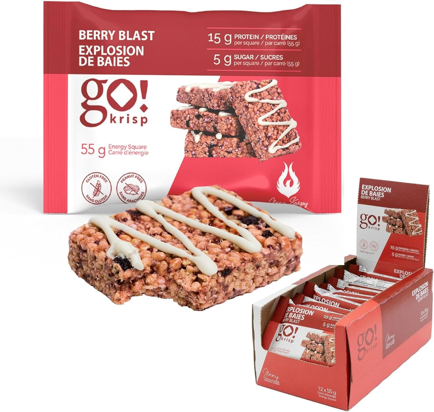 GO KRISP! - BERRY EXPLOSION, 12 X 55G