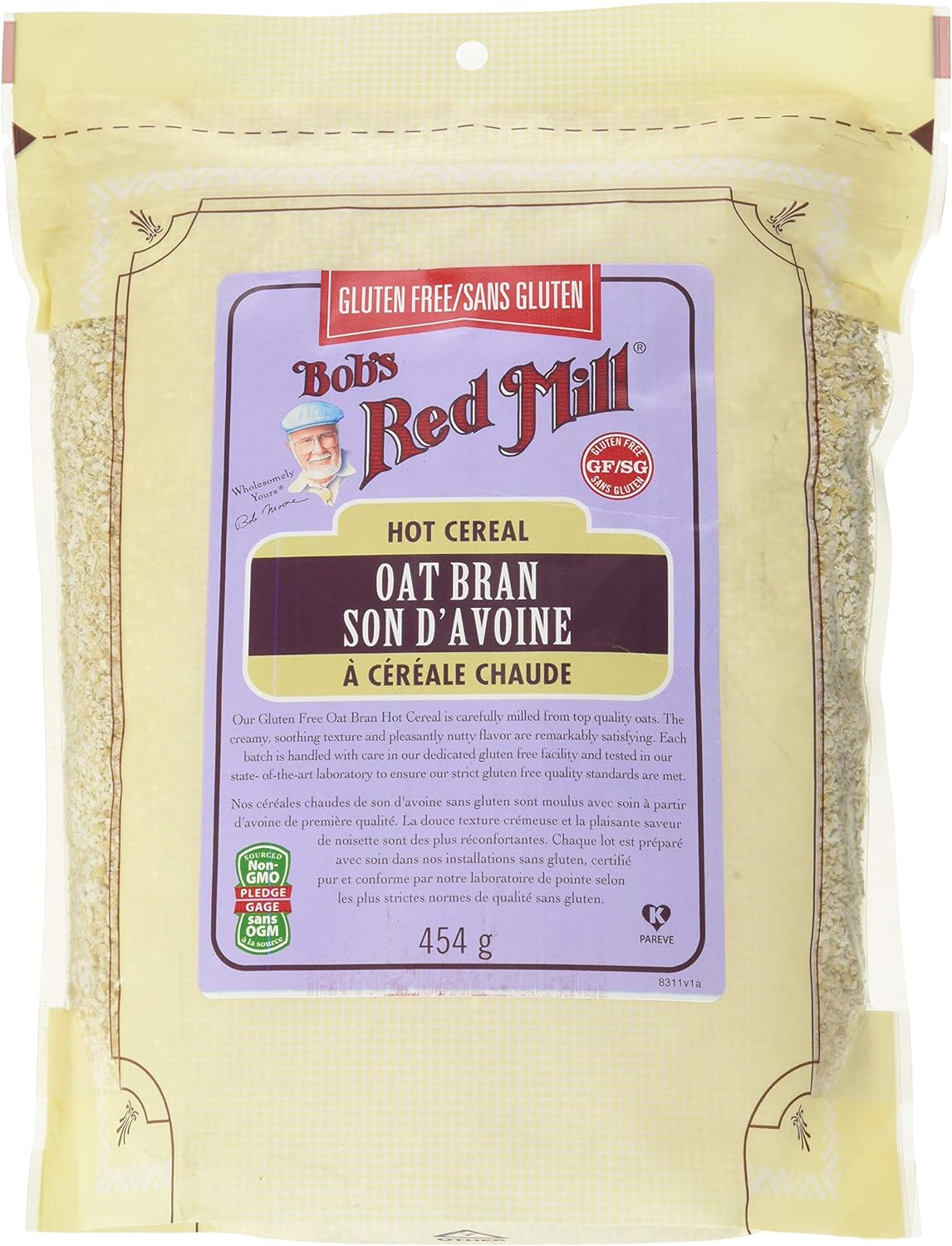 BOB'S REDMILL, GF OAT BRAN, 4 x 454G