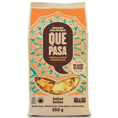 QUE PASA, SALTED CHIPS, 12 x 350G