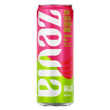 ZEVIA, STRAWBERRY KIWI ENERGY, 12 x 355ML
