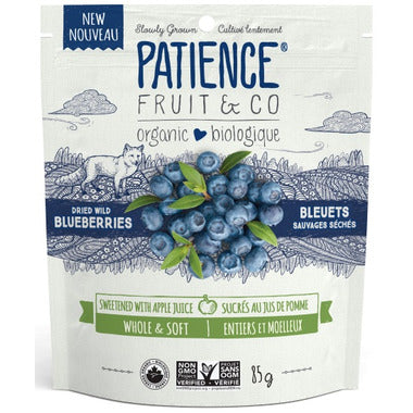 PATIENCE & CO, ORGWHOLE &SOFT DRD WILD BLUEBER-SWT W AJ, 8 x 85G
