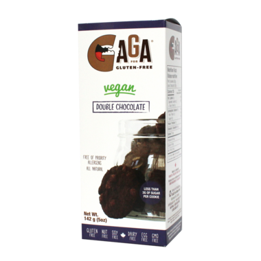 GAGA FOR GLUTEN, DOUBLE CHOCOLATE, 12 x 142G