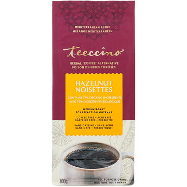 TEECCINO, HAZELNUT CHICORY, 6 x 300G