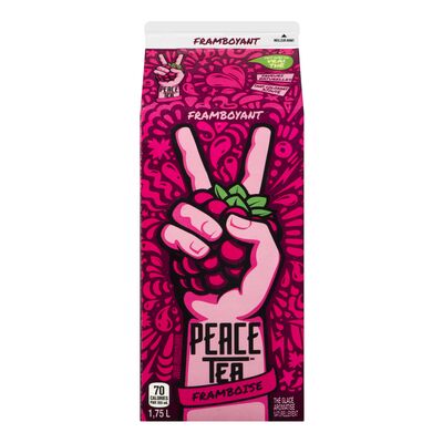 PEACETEA RASPBERRY ICED TEA, 8 X 1.75 L