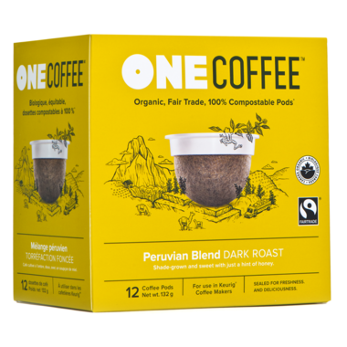 ONE COFFEE, PERUVIAN DARK OR, 6 x 132 G