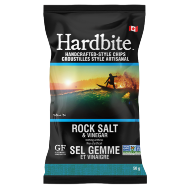 HARDBITECHIPS, ROCK SALT & VINEGAR, 30 x 50G