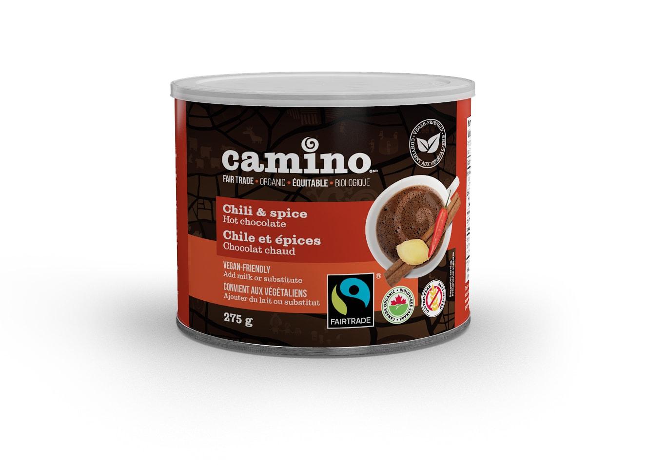 CAMINO, CHILI & SPICE HOT CHOCOLATE OR, 6 x 275 G