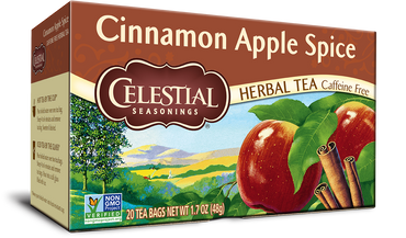 CELESTIAL SEASO, CINNAMON APPLE SPICE, 6 x 20CT