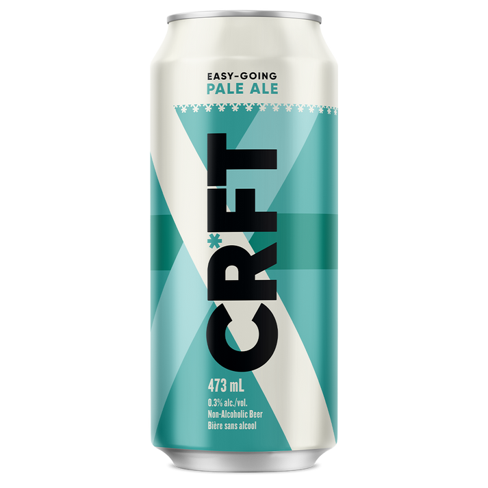 CRFT, PALE ALE NON ALCOHOLIC BEER, 6 x 4/473ML