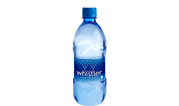 WHISTLER WATER, WHISTLER GLACIAL SPRING WATER, 24 x 500ML